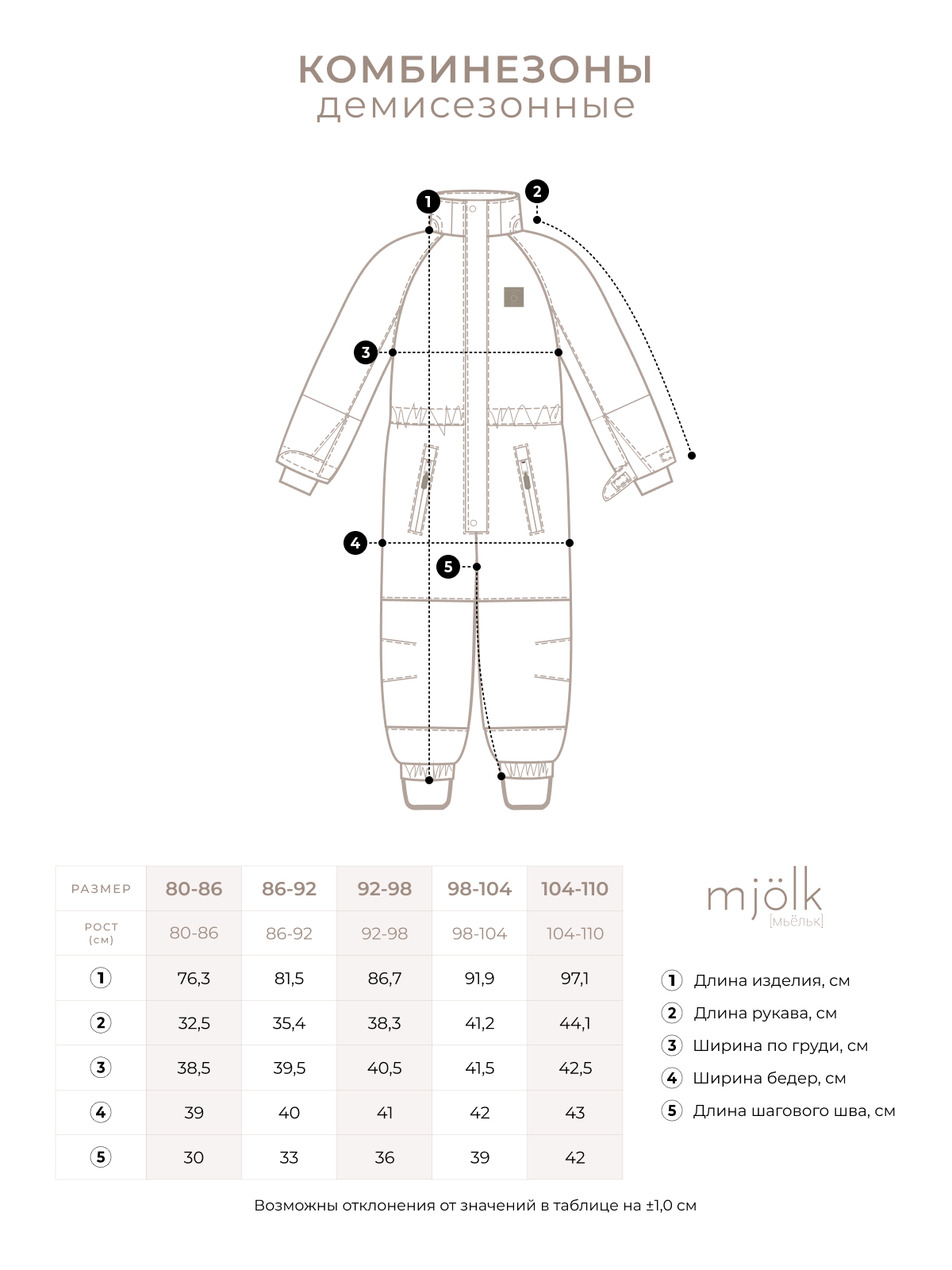 Комбинезон Mjolk 28610 - фото 3