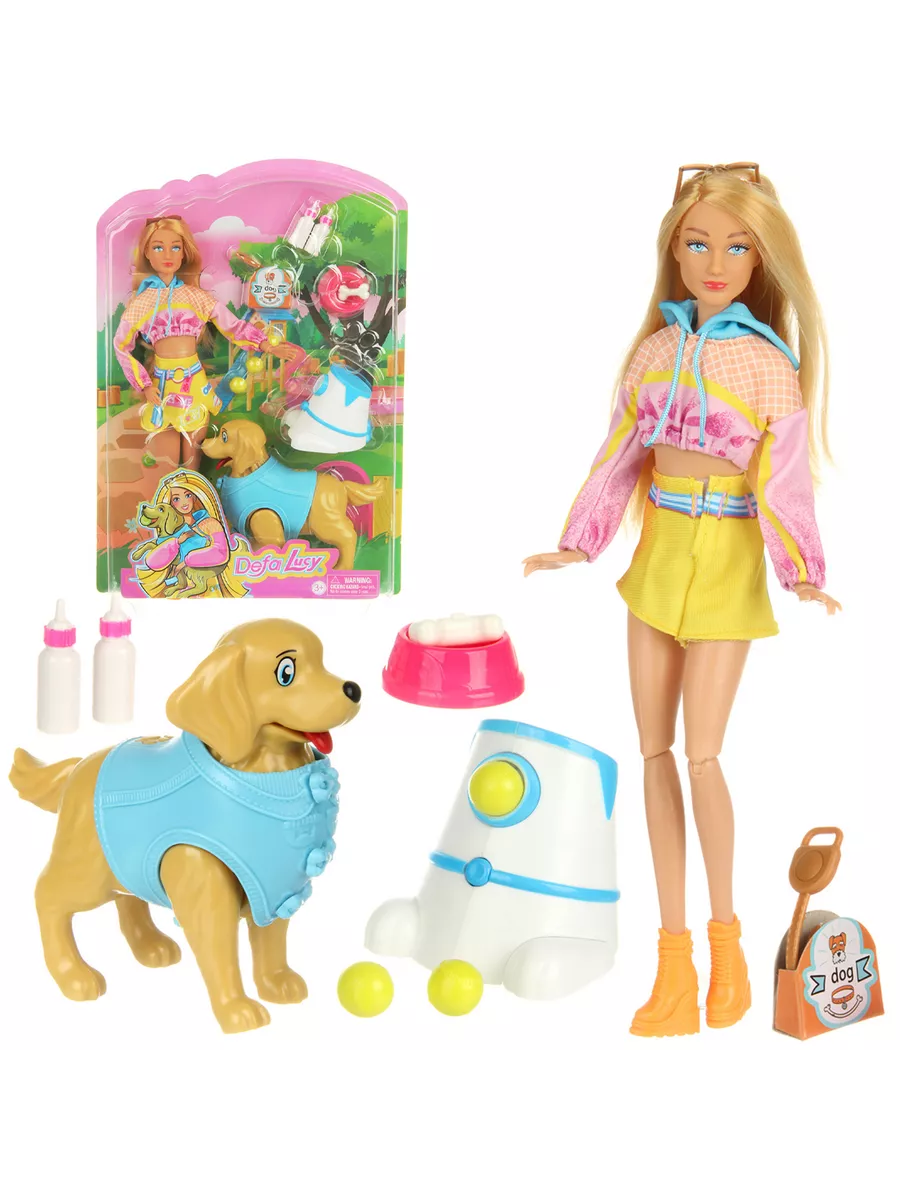 Кукла Барби Veld Co и питомец собака 133588 - фото 1