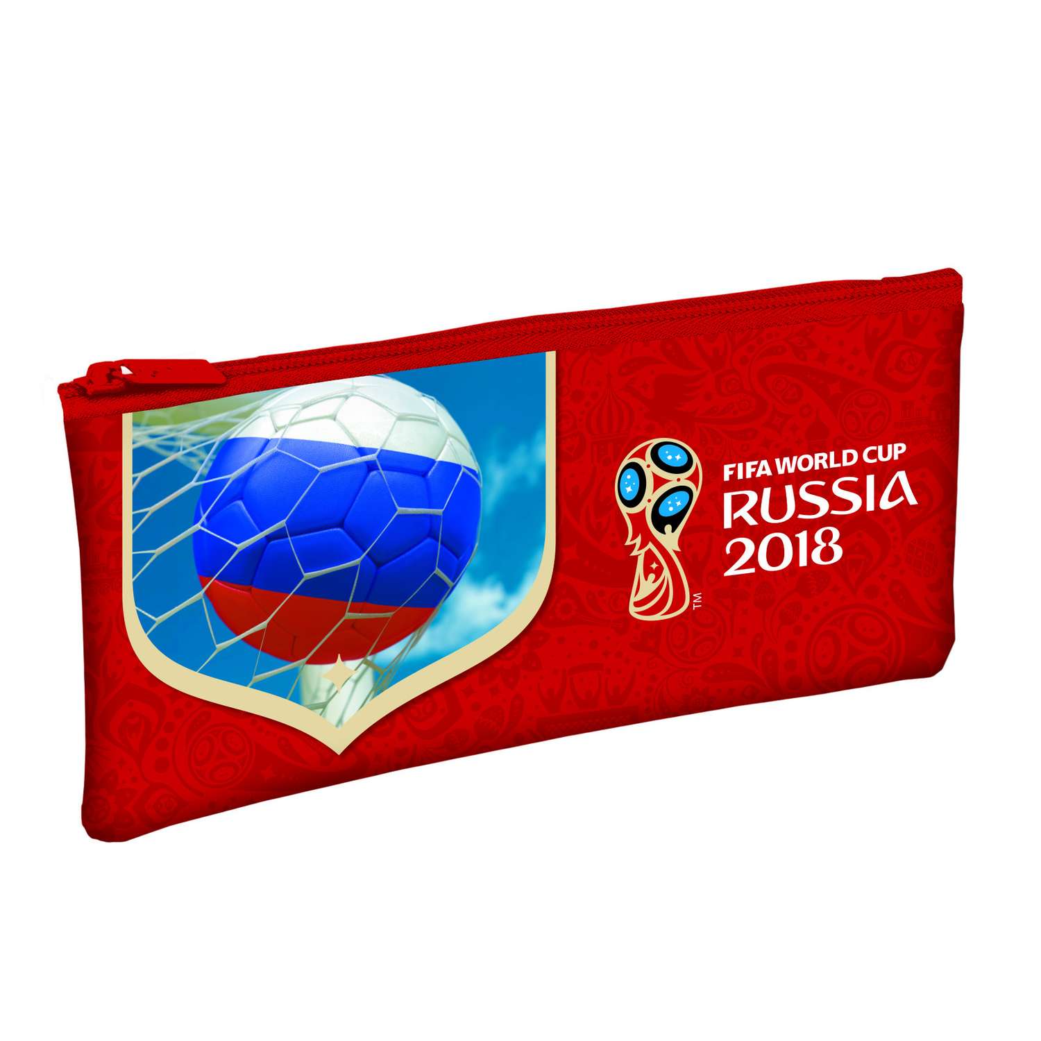 Пенал Hatber 2018 FIFA World Cup Russia TM мягкий на молнии Npk_38154 - фото 1