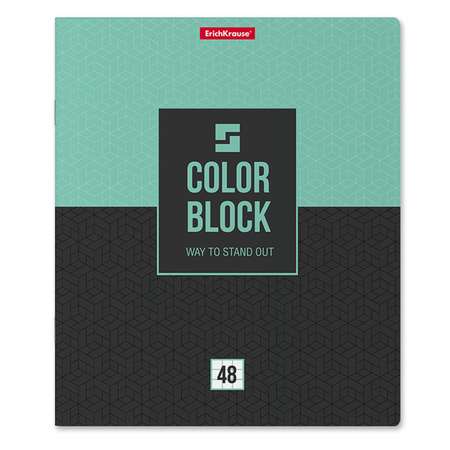 Тетрадь ErichKrause Color Block А5+ Клетка 48л в ассортименте 49578