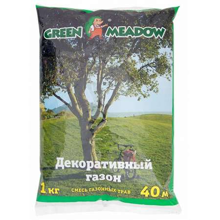 Семена трав GREEN MEADOW Декоративный для затененных мест газона 1 кг