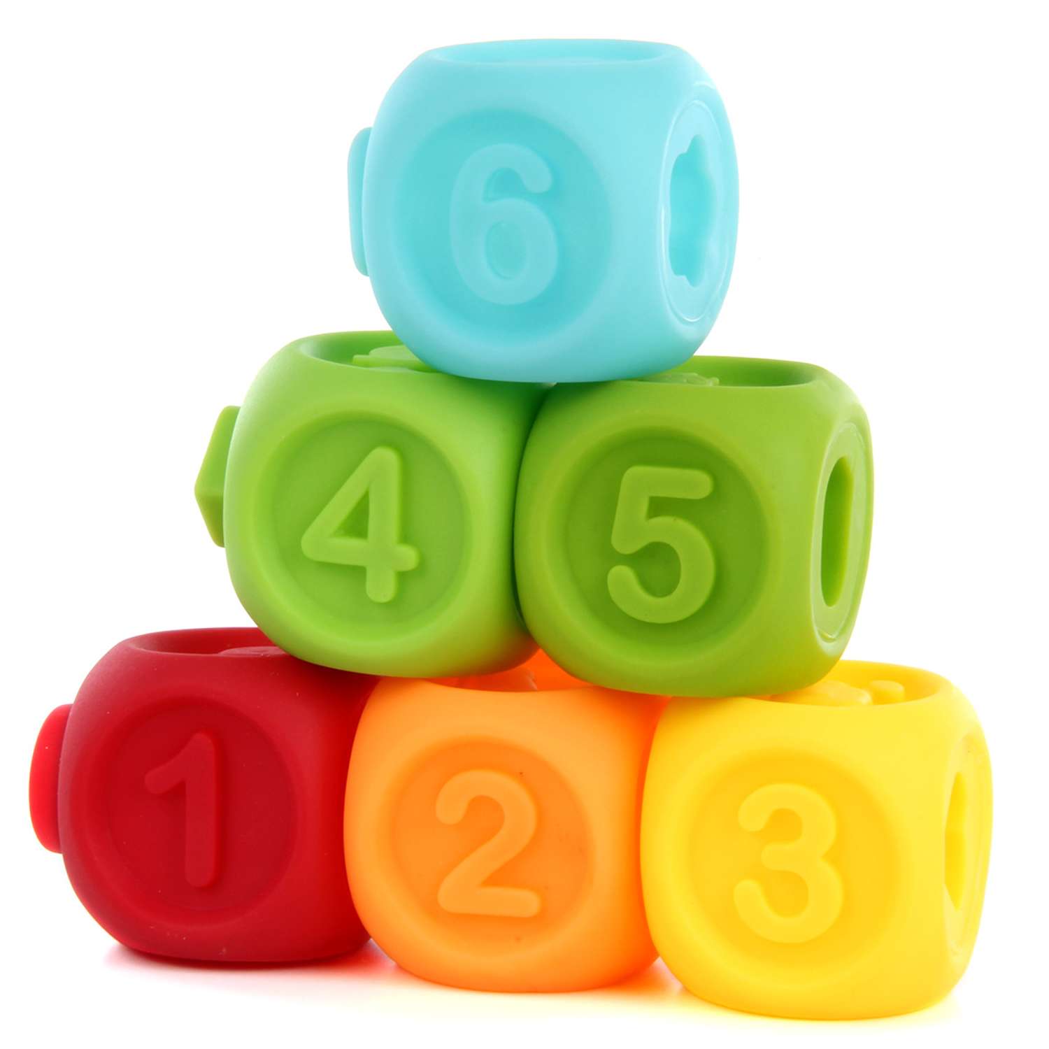 Кубики Veld Co Цветные 8 элементов - фото 2
