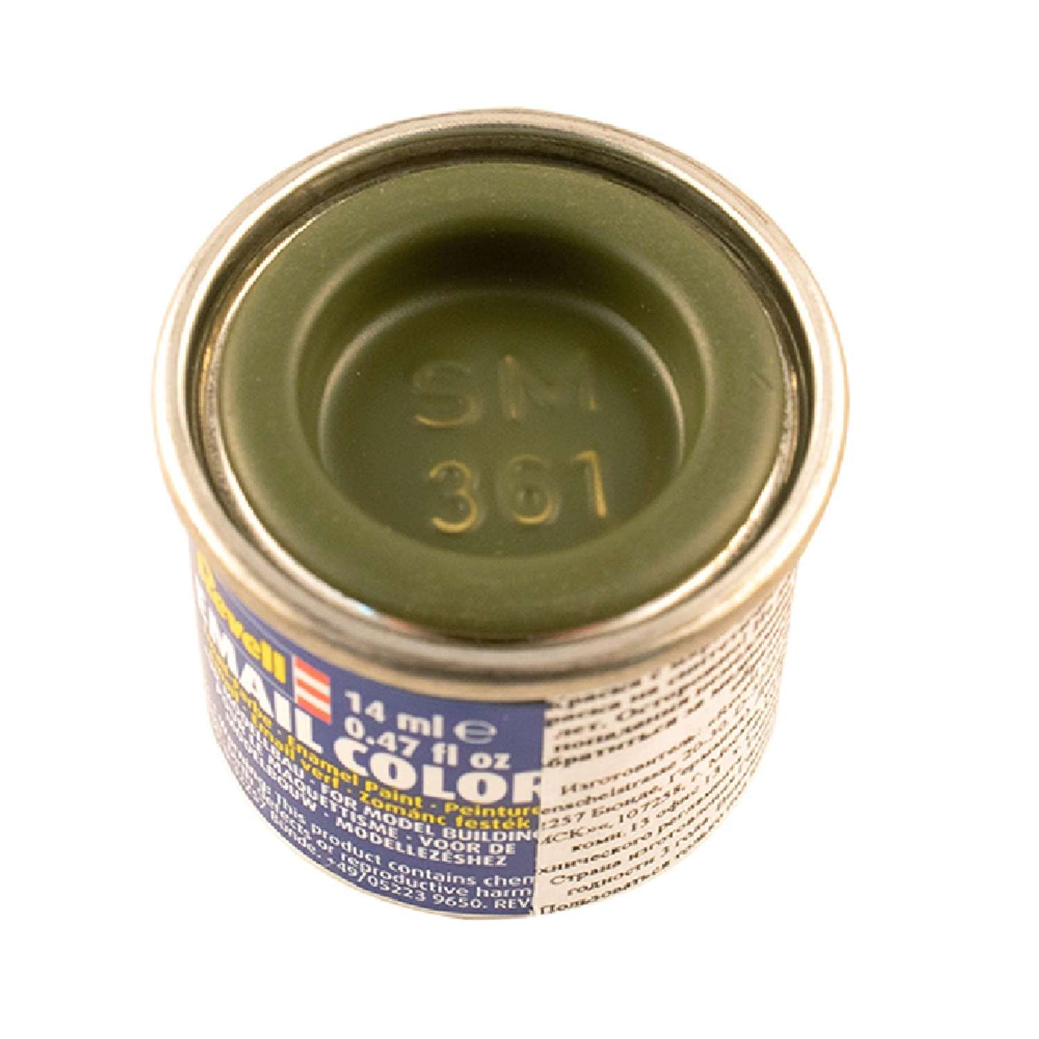 Краска Revell оливково-зеленая РАЛ 6003 шелково-матовая 32361 - фото 1