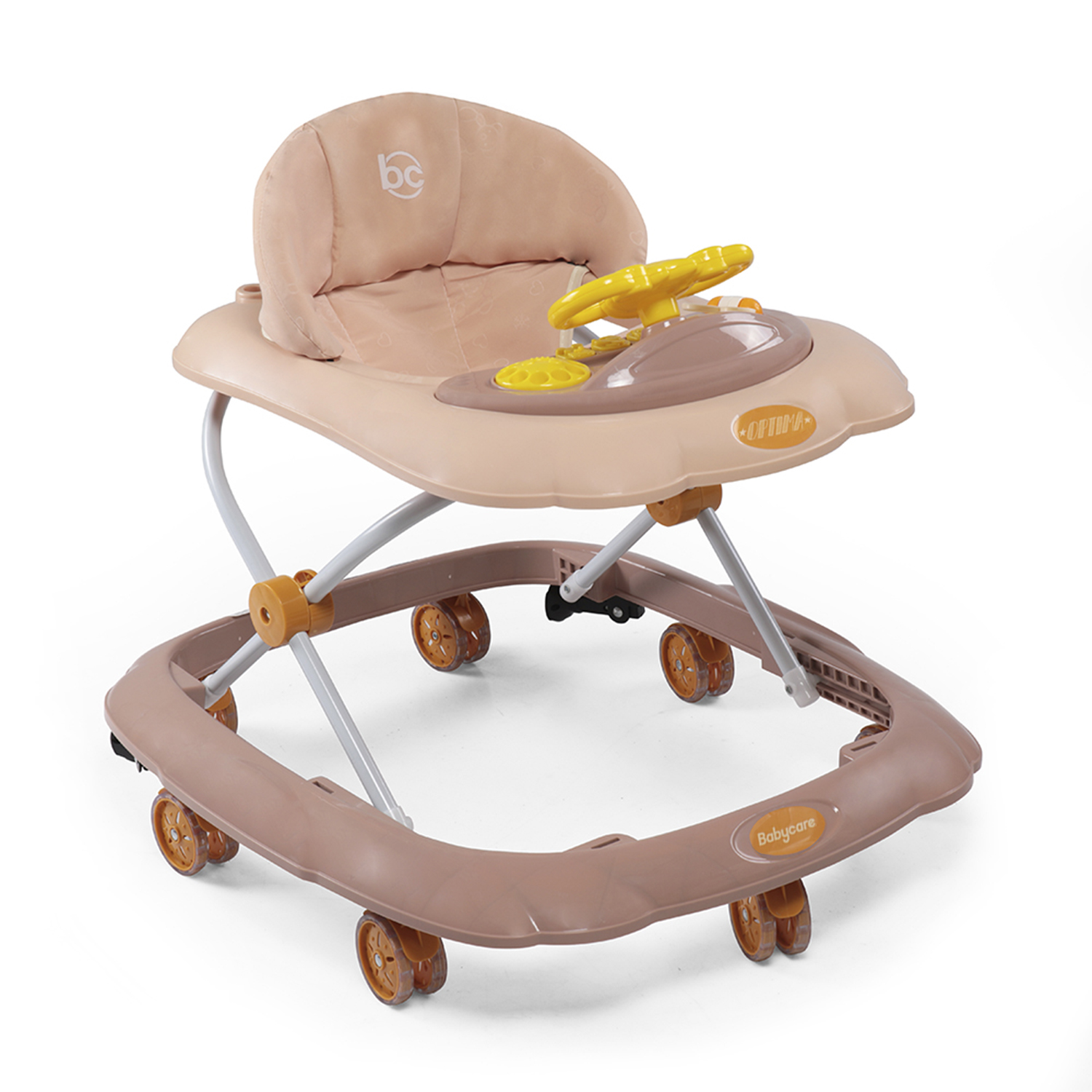 Ходунки BabyCare Optima коричневый - фото 1