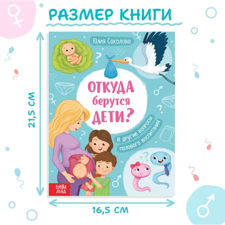 Детская энциклопедия Буква-ленд «Откуда берутся дети?», 48 стр., твёрдый переплёт, 6+