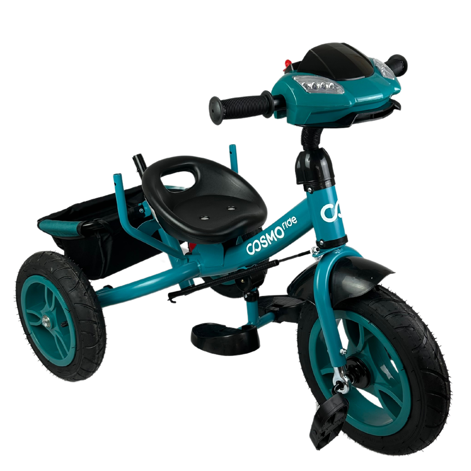 Велосипед 3-колесный Cosmo LX-00TQ темно-зеленый - фото 7