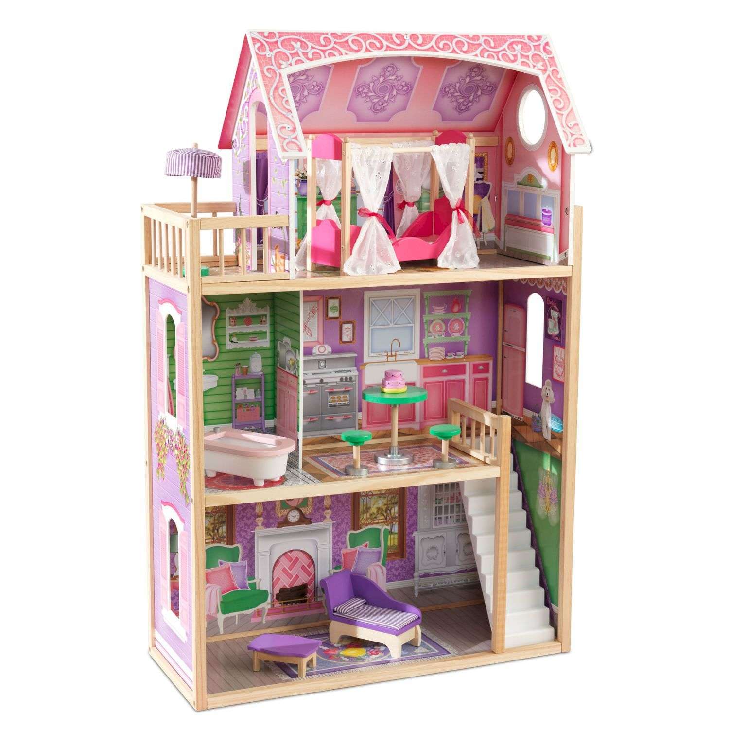Кукольный домик  KidKraft Ава с мебелью 10 предметов 65900_KE 65900_KE - фото 10