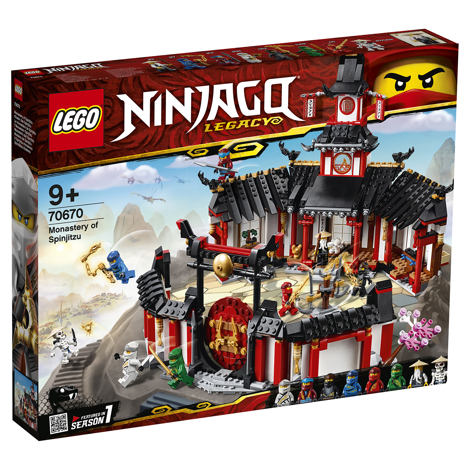 Конструктор LEGO Ninjago Монастырь Кружитцу 70670 купить по цене 5999 ₽ в  интернет-магазине Детский мир