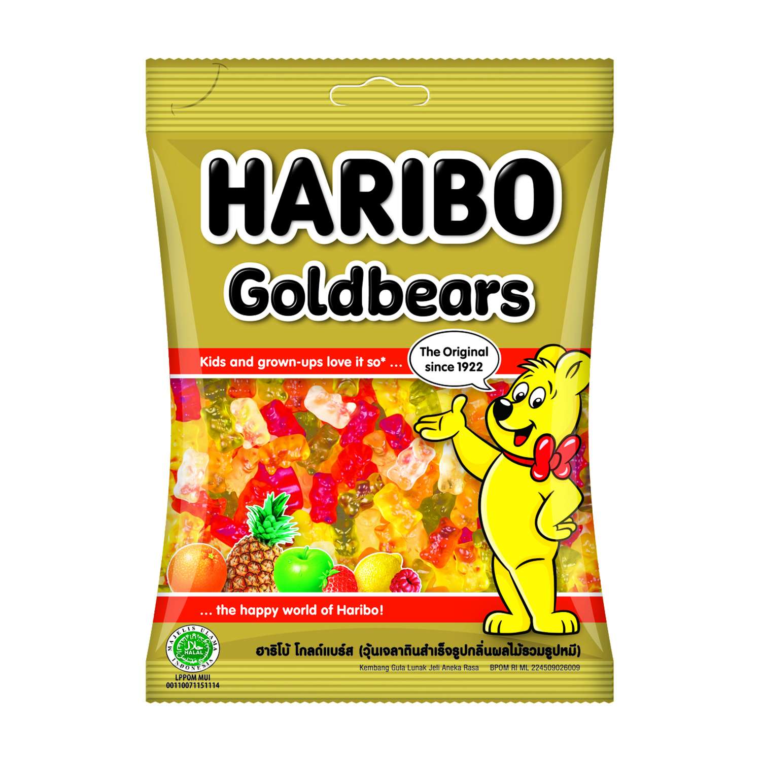 Мармелад жевательный HARIBO Goldbears Золотые Мишки 160г - фото 1