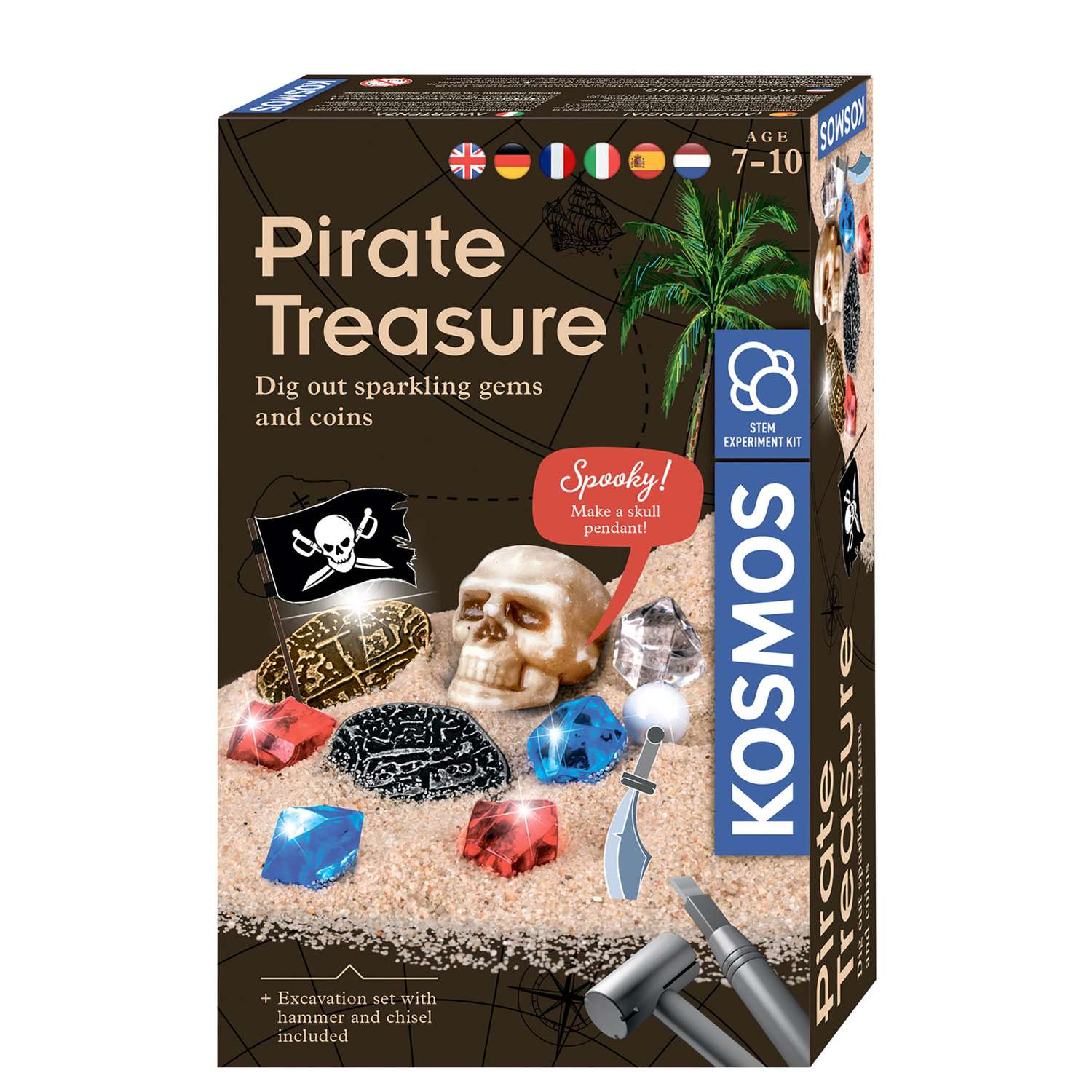 Набор для опытов KOSMOS Experiments Сокровища пиратов - фото 1