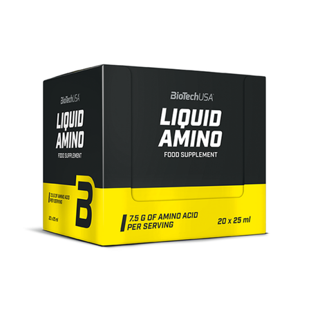 Жидкие аминокислоты BiotechUSA Amino Liquid 20х25 мл. Лимон