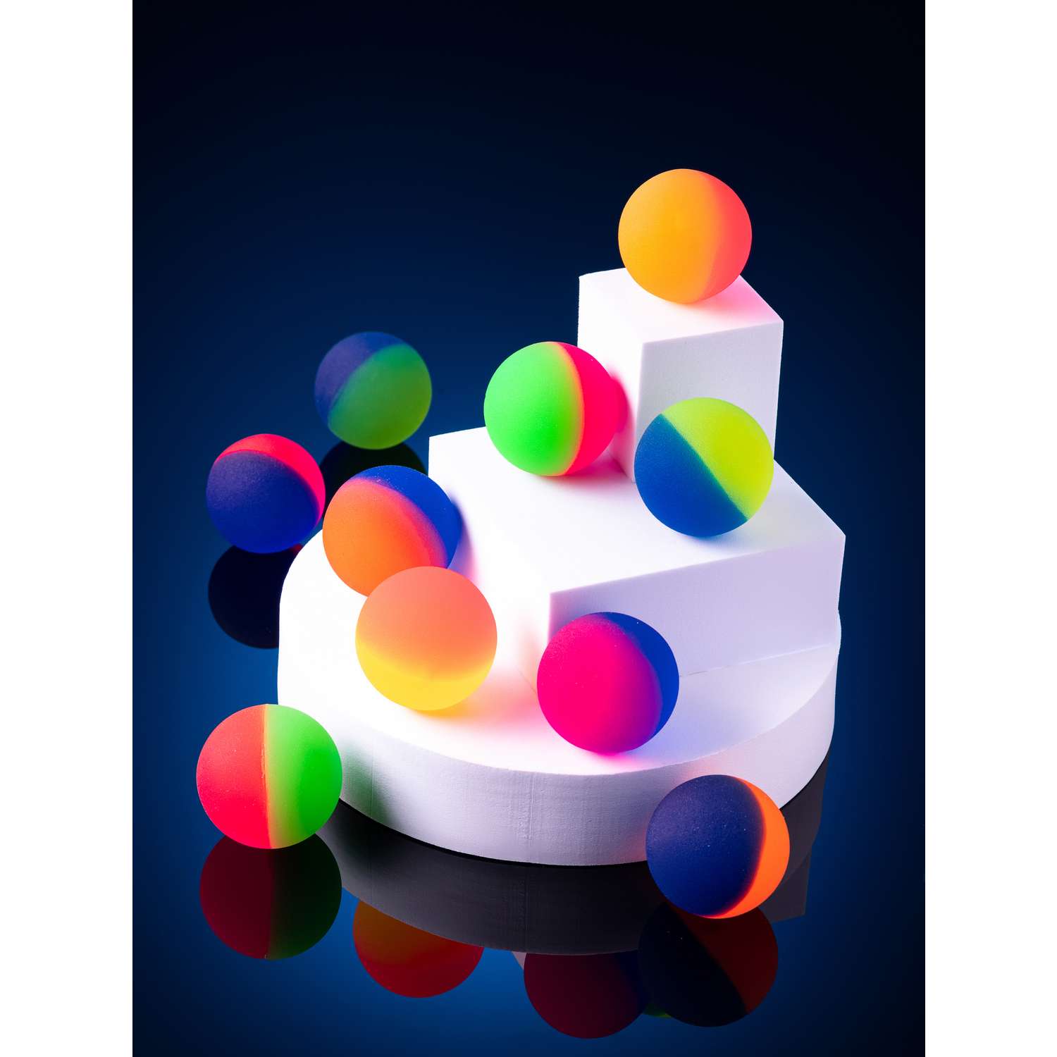 Мячи-прыгуны TopVending В банке Цветной лед 9 шт - фото 9