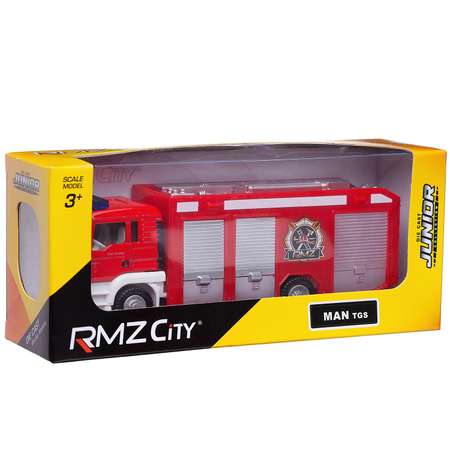 Машина металлическая Uni-Fortune пожарная Man без механизмов цвет красный