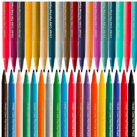 Фломастеры Pentel Color Pen 36 штук