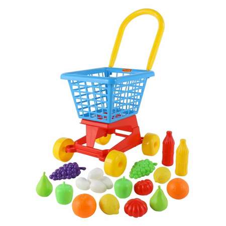 Тележка Palau Toys Supermarket №1 и набор продуктов 42989_PLS