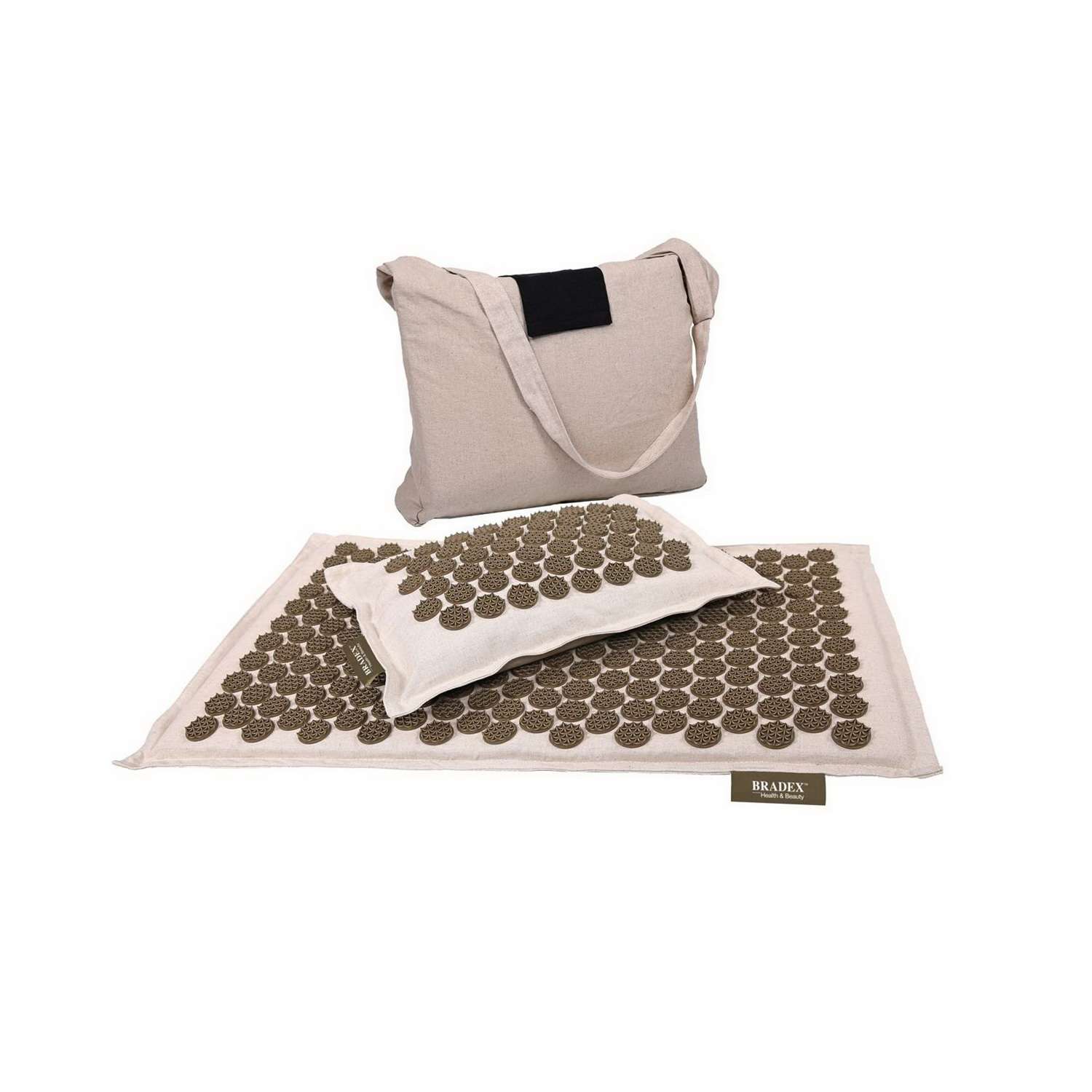 Аппликатор кузнецова набор Bradex игольчатый коврик подушка и сумка - фото 8