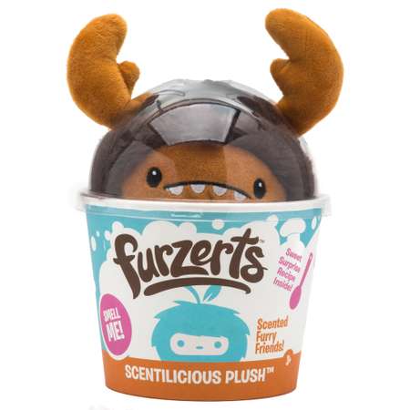 Мягкая игрушка Kangaru Furzerts Ароматный плюшевый десерт средний Лось Мэлвин Шоколадный Кекс