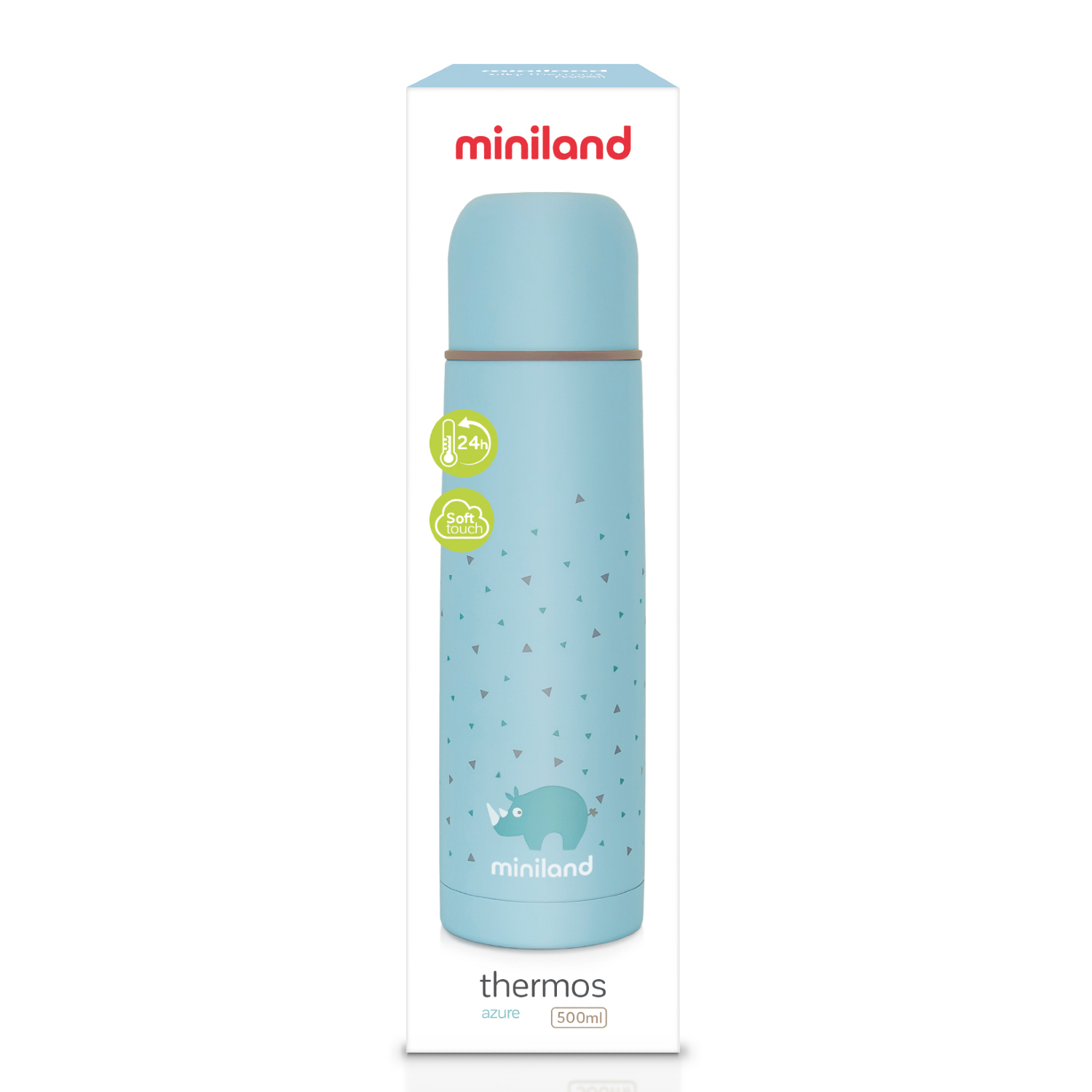 Термос Miniland для жидкостей Silky Thermos 500 мл голубой - фото 2