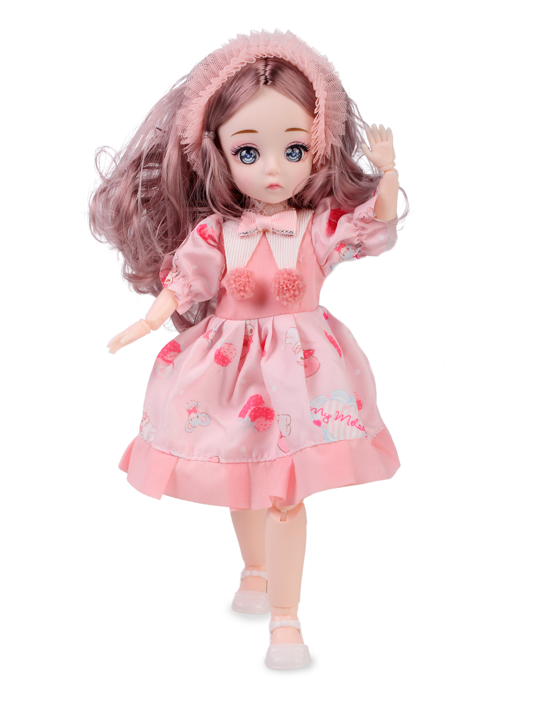 Кукла шарнирная 30 см Little Mania Варвара KC001-RO - фото 3