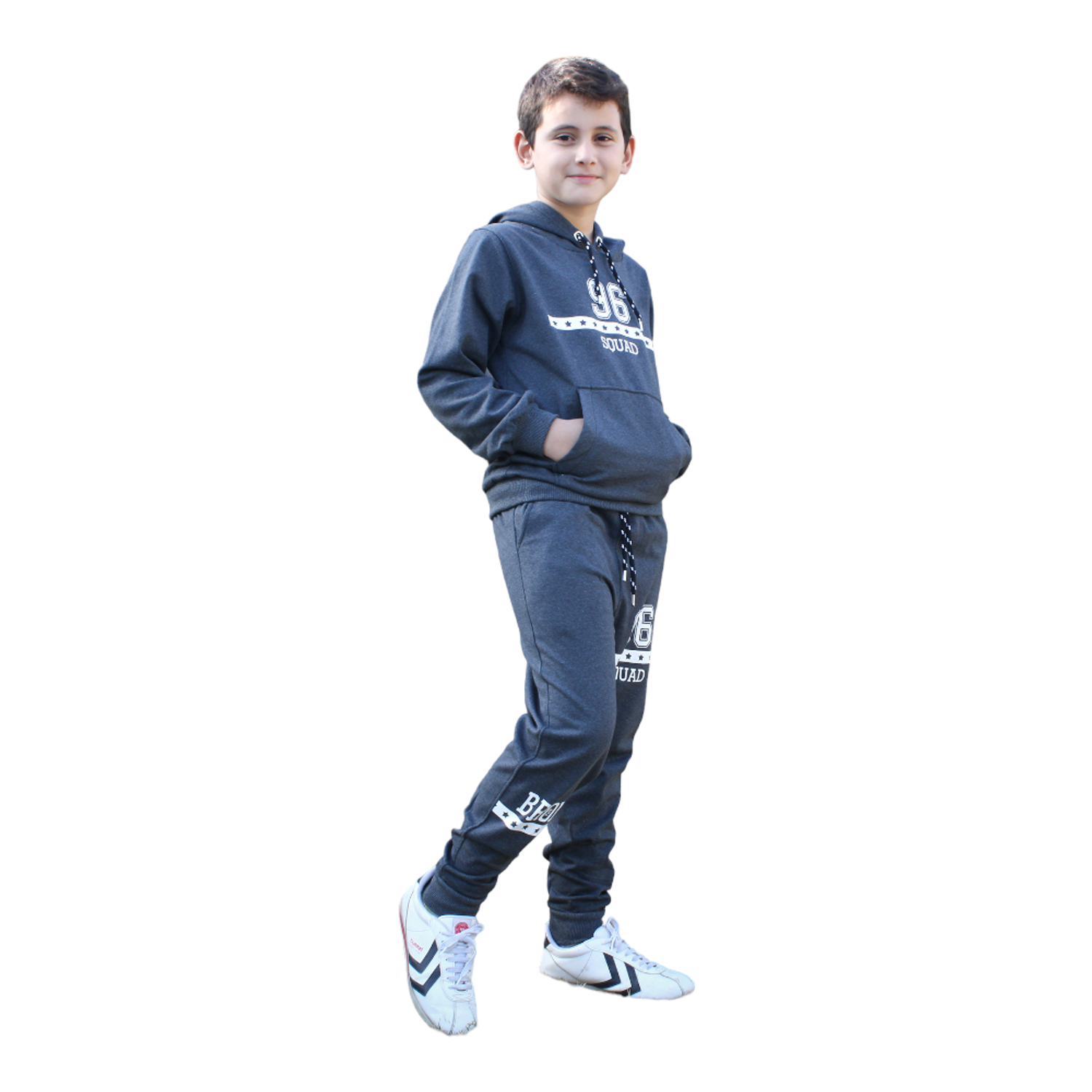 Спортивный костюм ciggo 152Темно-серый - фото 1