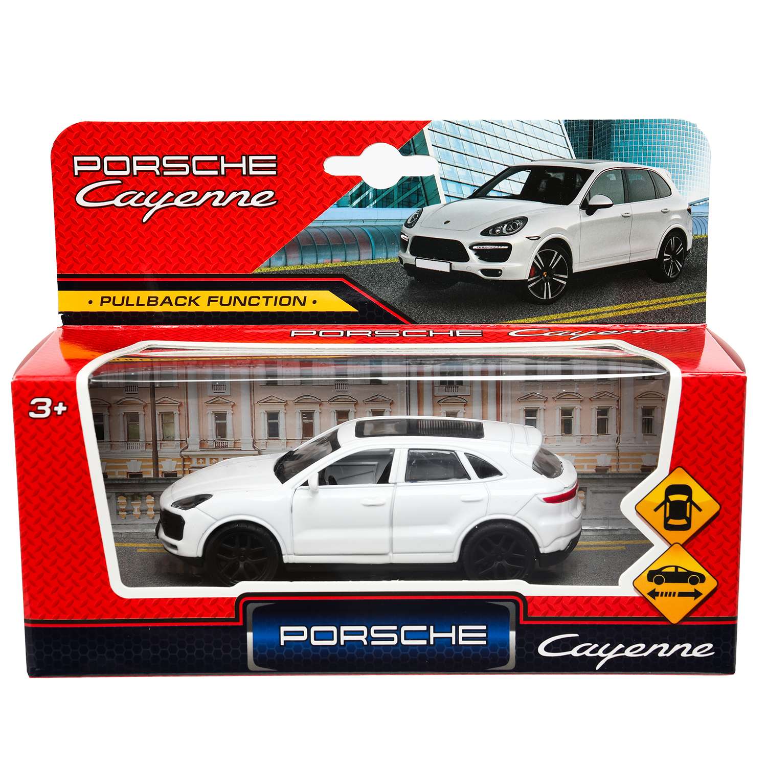 Автомобиль Huada Toys Porsche Сayenne белый 385236 - фото 1