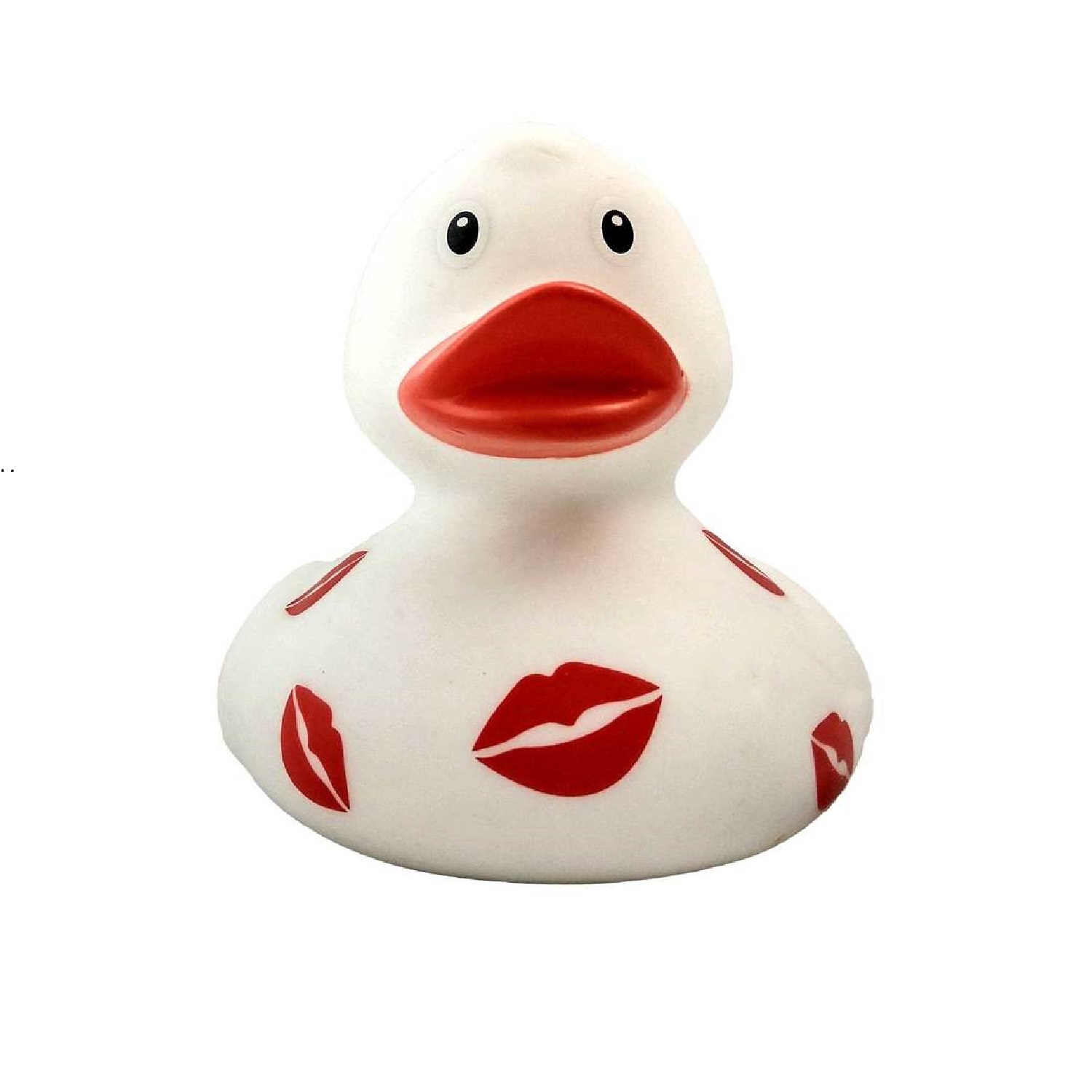 Игрушка Funny ducks для ванной Белая уточка с поцелуями 1995 - фото 2