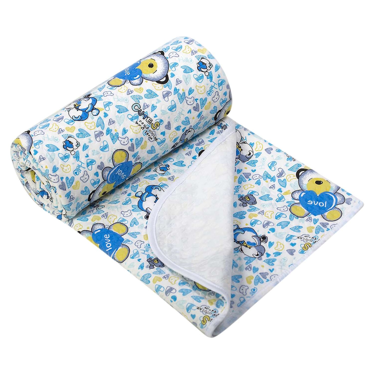 Одеяло-покрывало АртДизайн Карапуз - голубой - фото 1