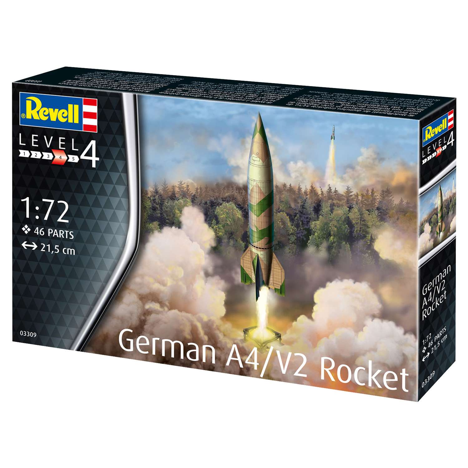 Сборная модель Revell Немецкая баллистическая ракета A4/V2 Rocket 03309 - фото 3
