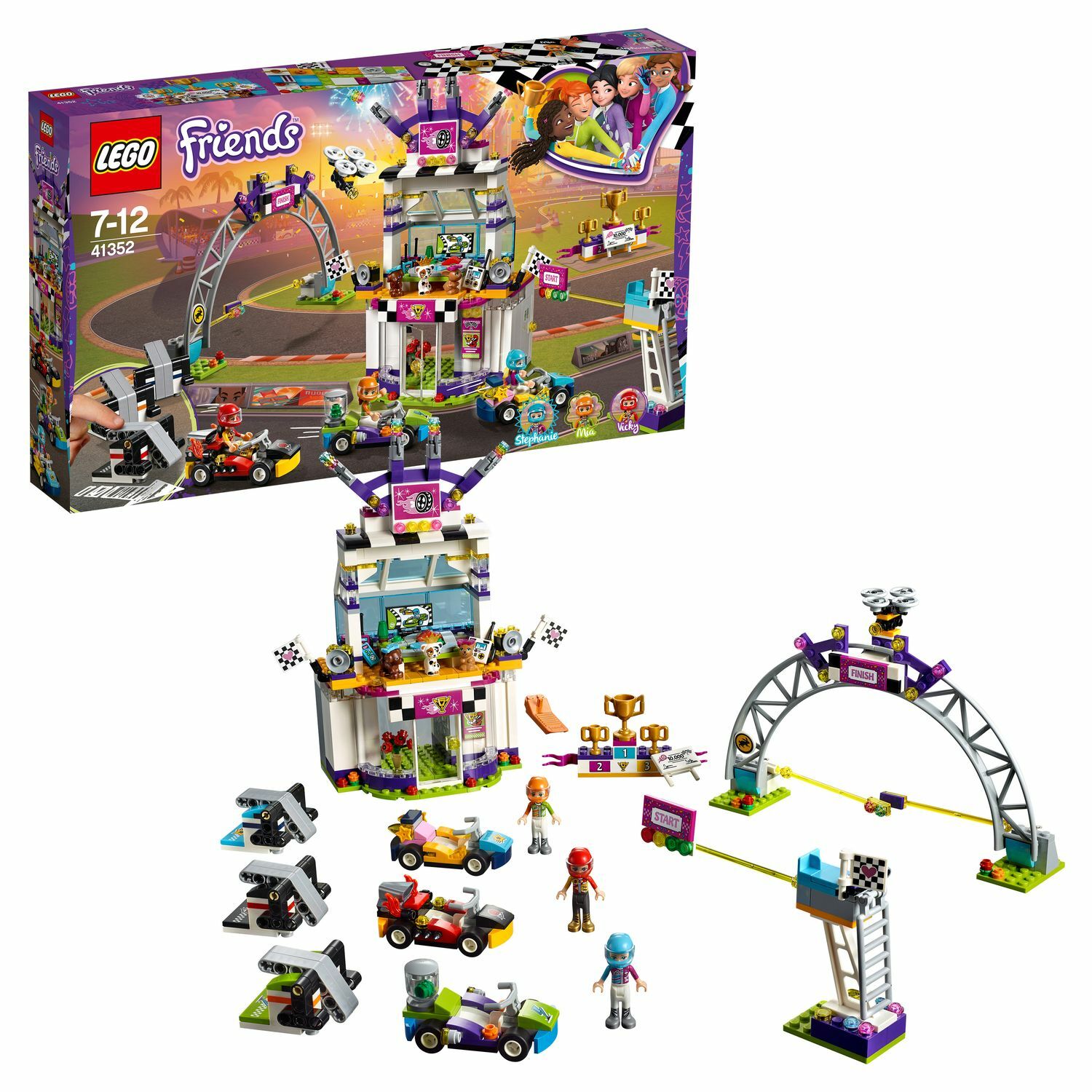 Конструктор LEGO Friends Большая гонка 41352 - фото 1