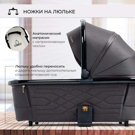 Коляска 2в1 Sweet Baby Elegante Grey