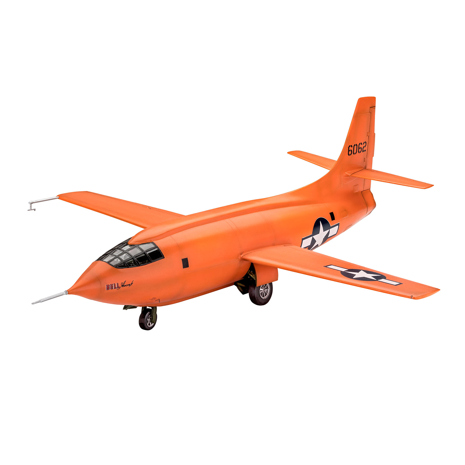 Сборная модель Revell Экспериментальный самолёт Bell X-1 1-ый сверхзвуковой 03888 - фото 1