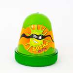 Слайм ПЛЮХ Zorro перламутровый зеленый капсула с шариками 130г