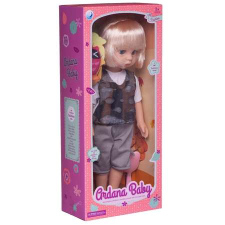 Кукла Ardana Baby Junfa Блондинка с короткими волосами с птичкой