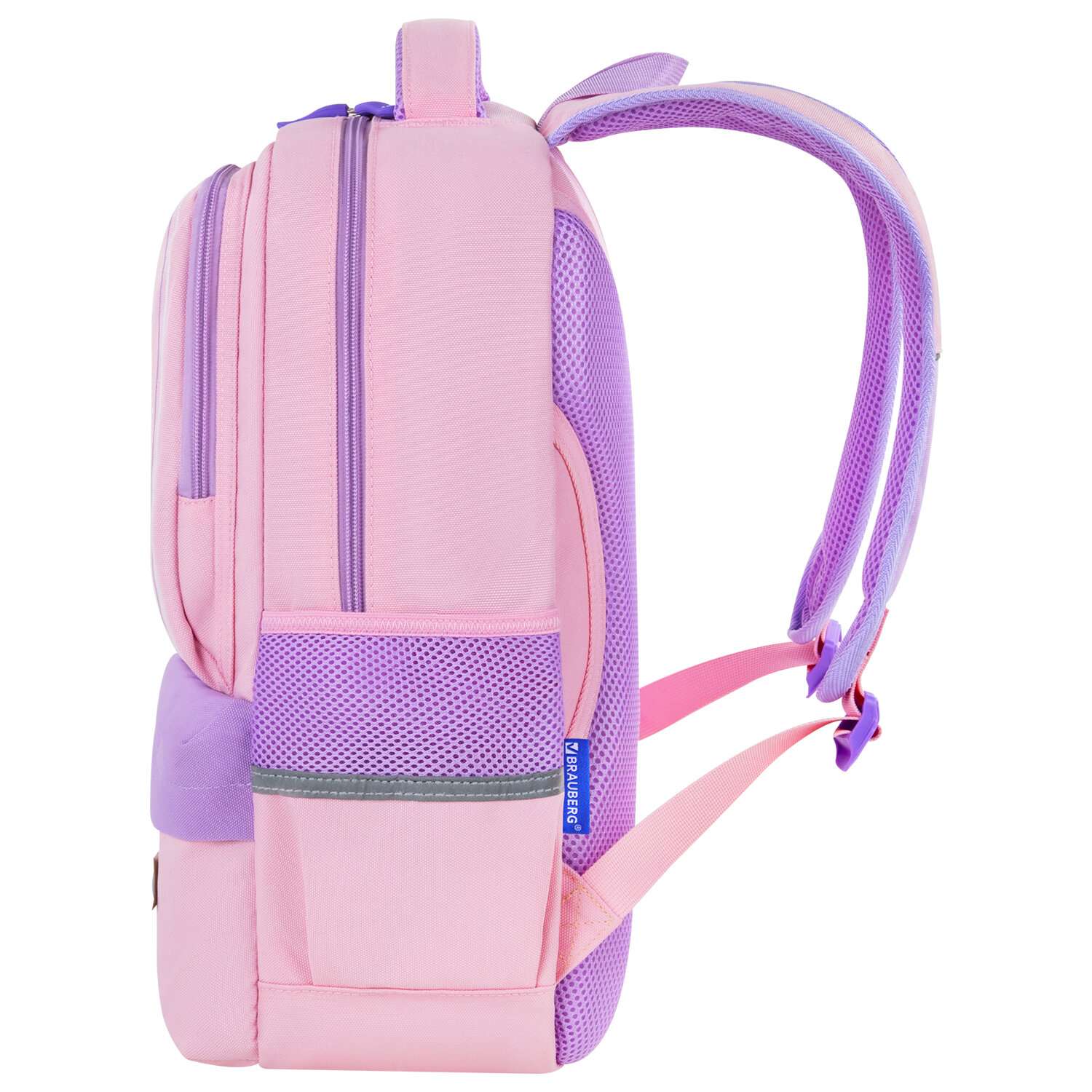 Рюкзак школьный Brauberg для девочки детский в школу - фото 5