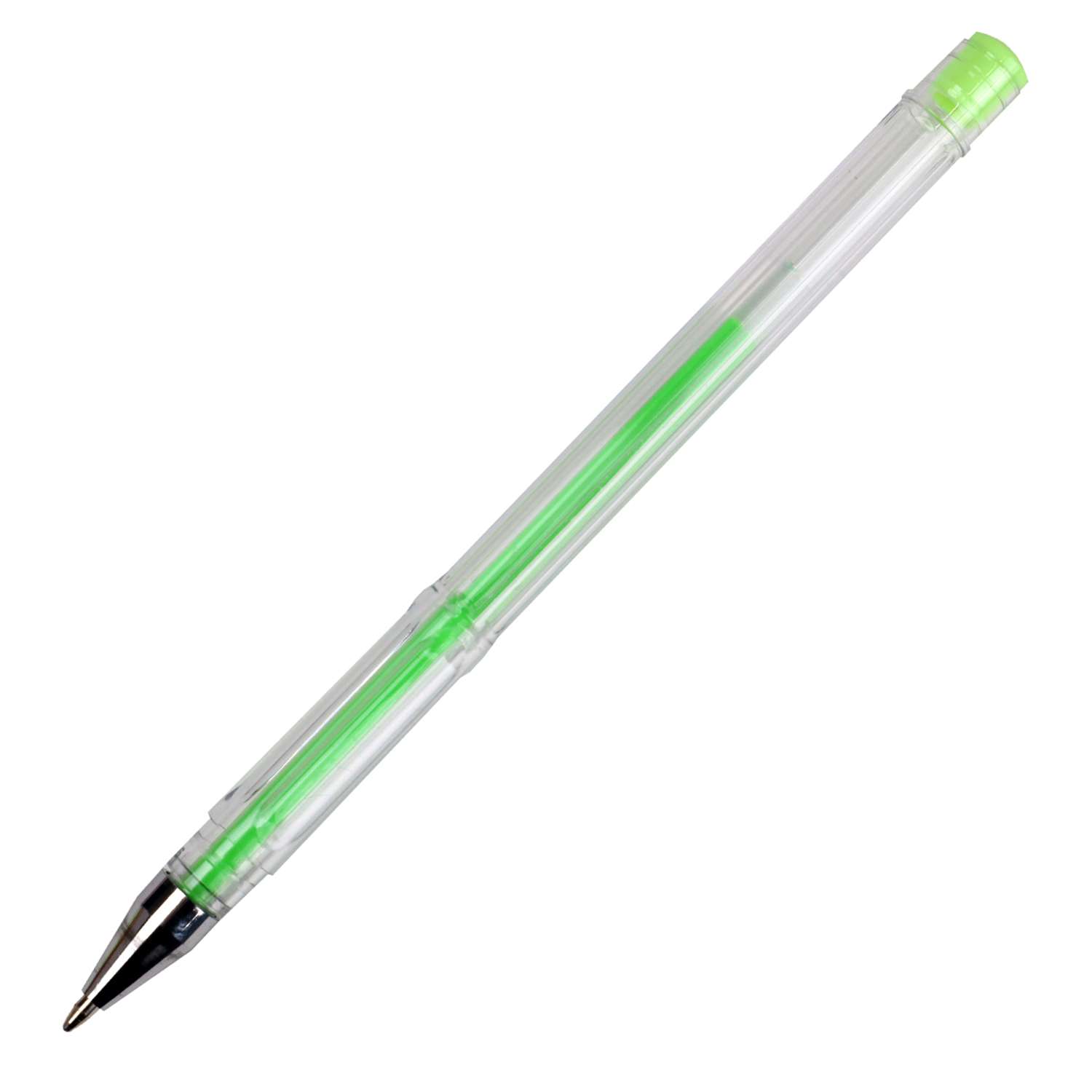Ручки гелевые Prof-Press флуоресцентные неоновые 12 штук - фото 4