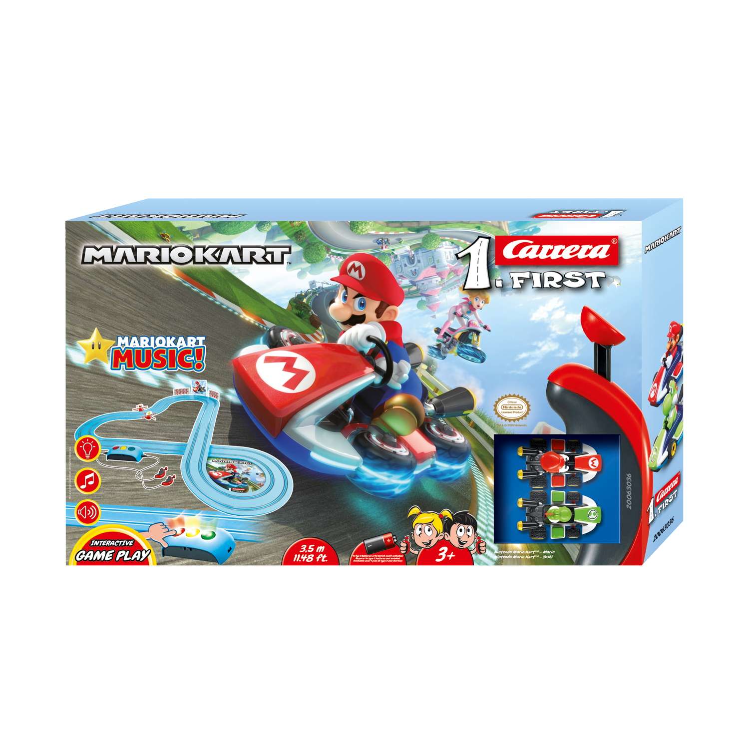 Автотрек Carrera First Nintendo Mario Kart Royal Raceway 63036 20063036 - фото 2