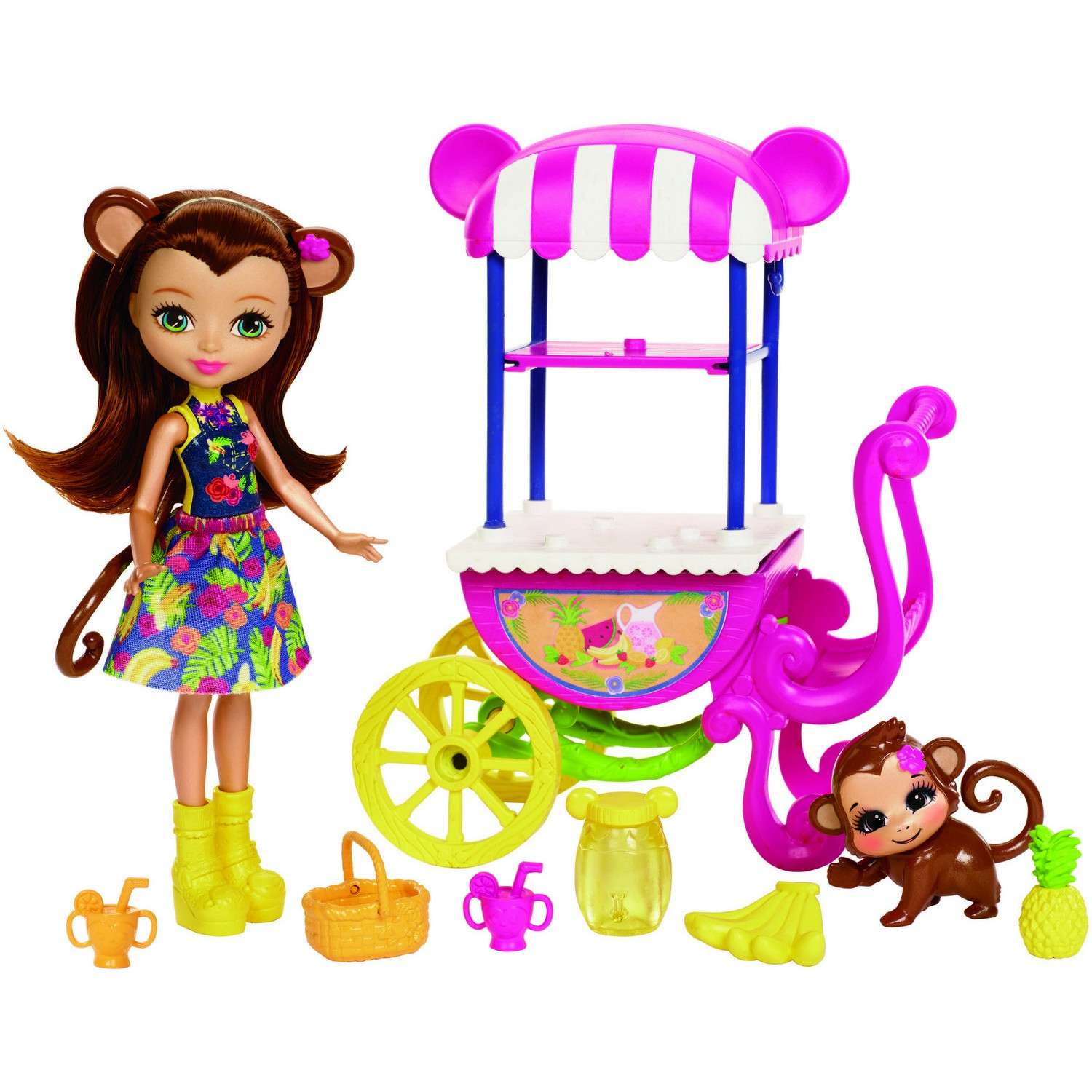 Кукла Enchantimals со зверушкой и транспортным средством FCG93 FJH11 - фото 2