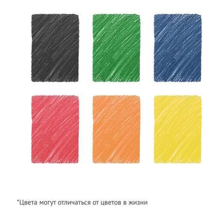 Карандаши цветные Гамма Классические 06цв. заточен. картон. упаковка европодвес