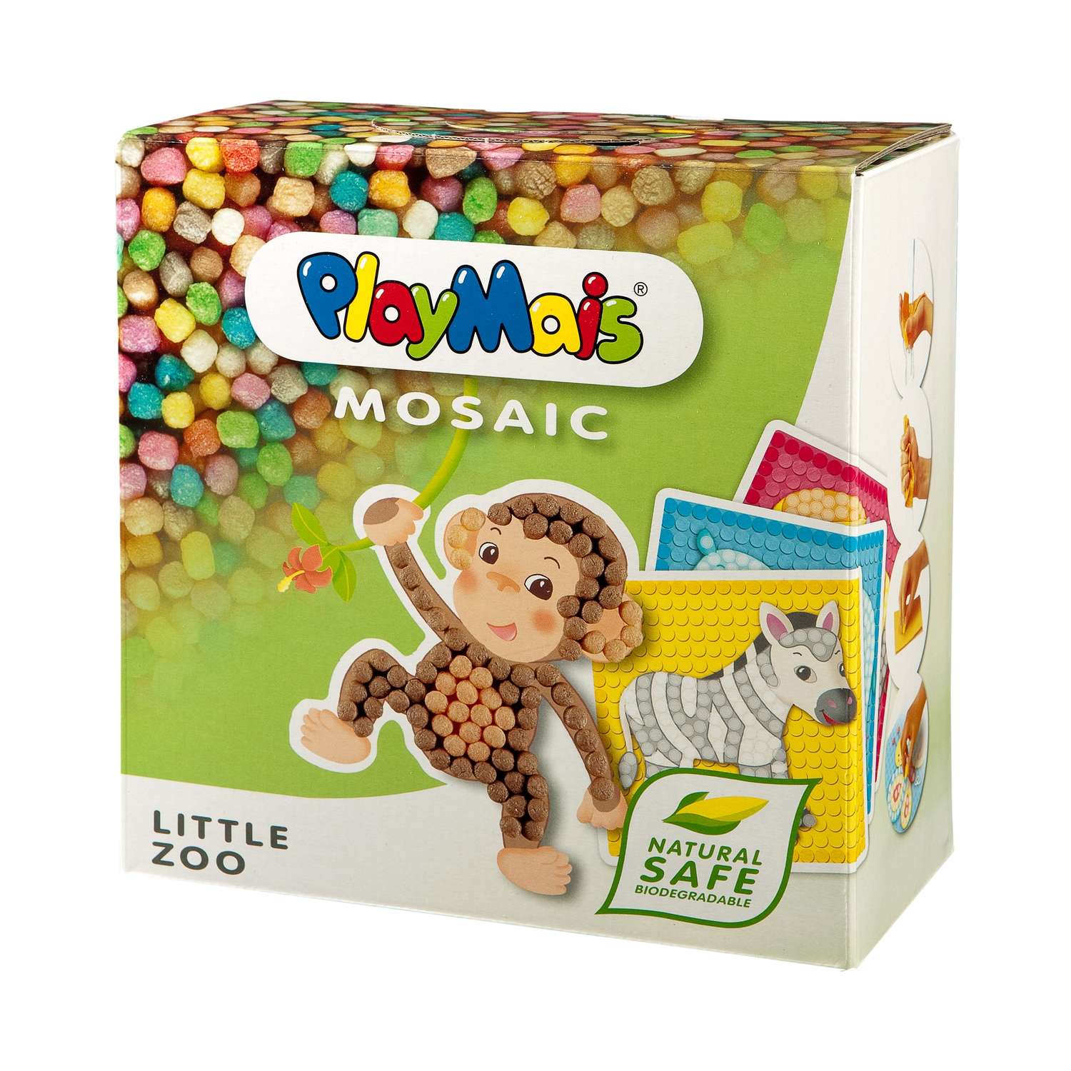 Набор для творчества PlayMais Маленькая мозаика - Зоопарк 160180 - фото 1