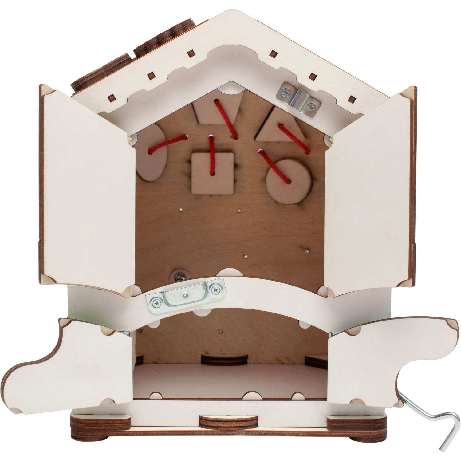 Бизиборд Jolly Kids Развивающий домик со светом «Паровозик» - фото 8