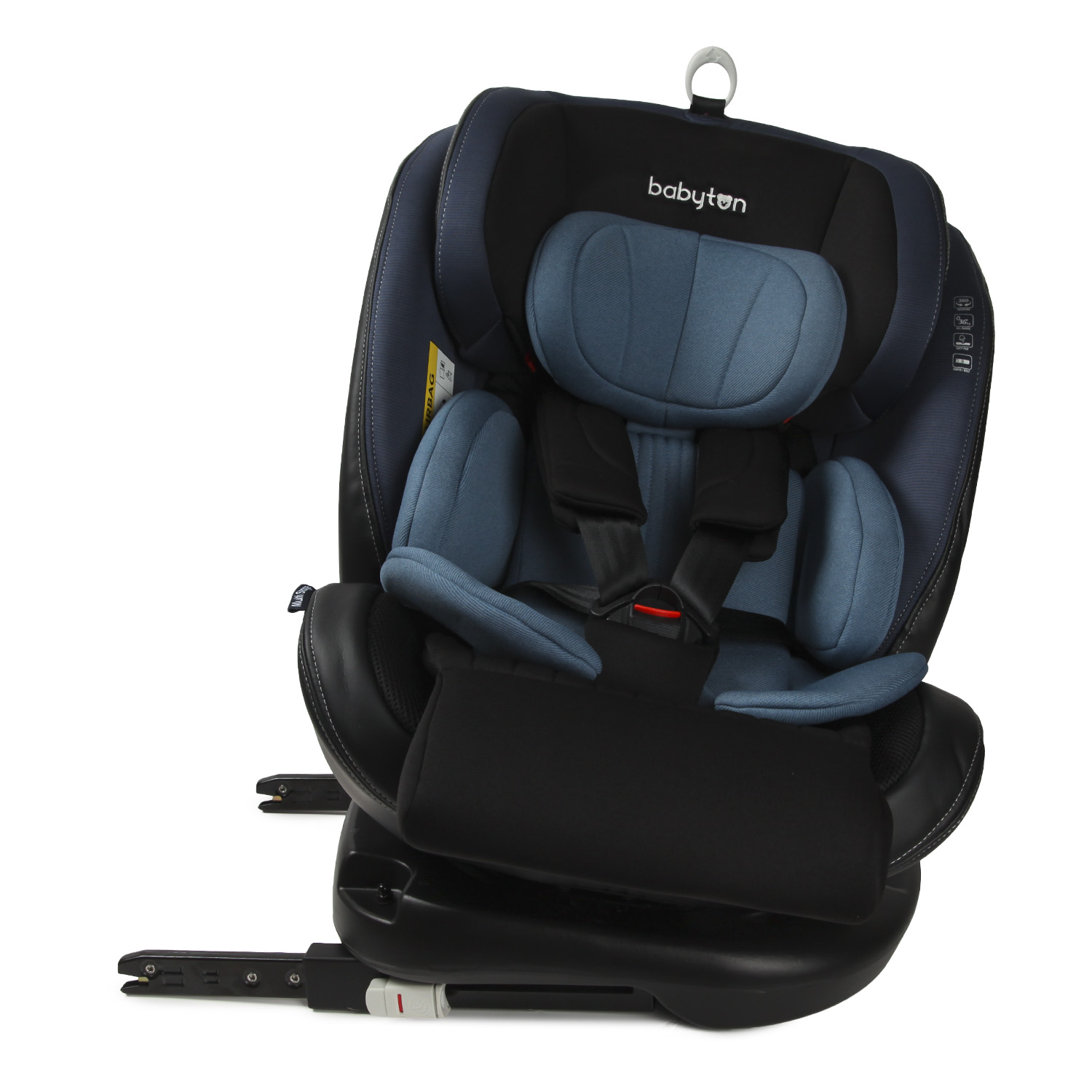 Автокресло Babyton Multi-Stage Black-Blue Isofix 0+/1/2/3 (0-36 кг) - фото 14