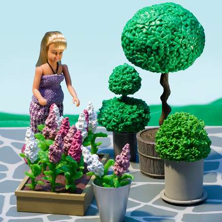 Аксессуары для домика Lundby Стокгольм Цветы в горшках 5предметов LB_60905500