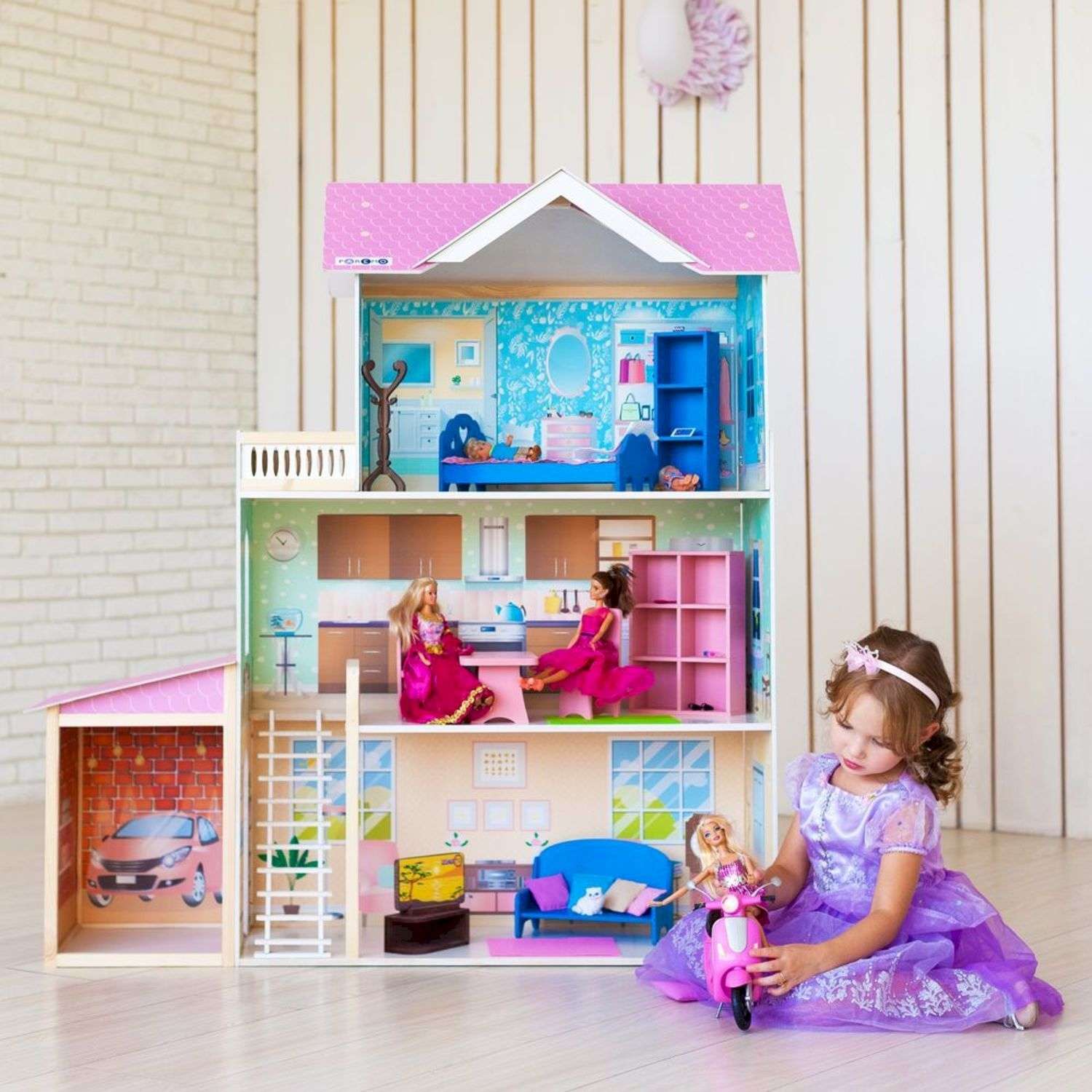 Кукольный домик  Paremo Розали Гранд с мебелью 11 предметов PD318-11 PD318-11 - фото 2