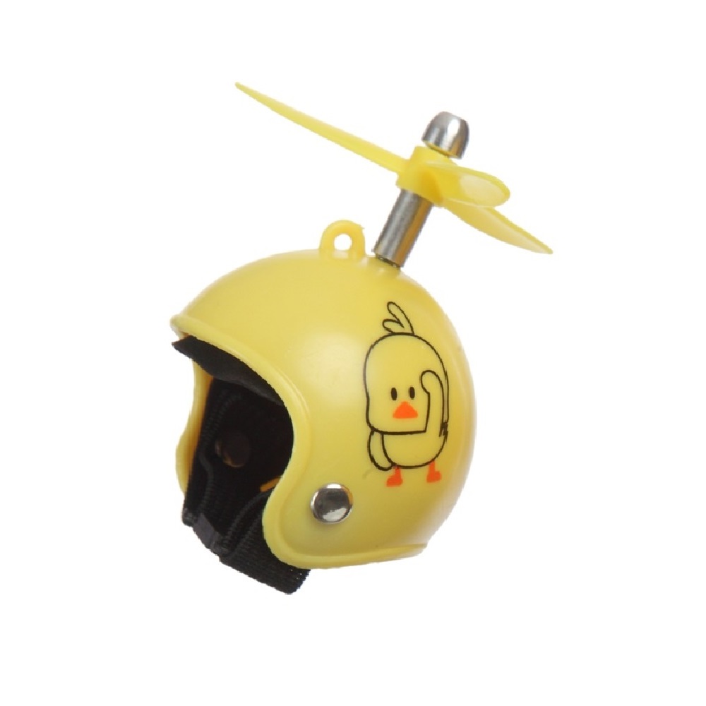 Велосипедный звонок Mobylos Утка в шлеме с пропеллером Уточка - фото 2