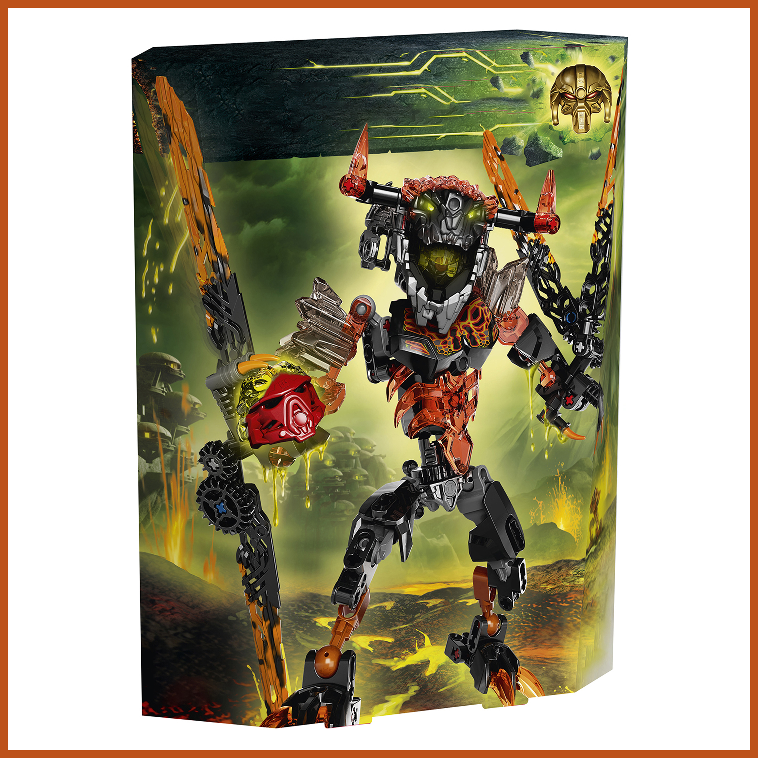 Игрушка LX Конструктор Bionicle Лава монстр 114 деталей - фото 8