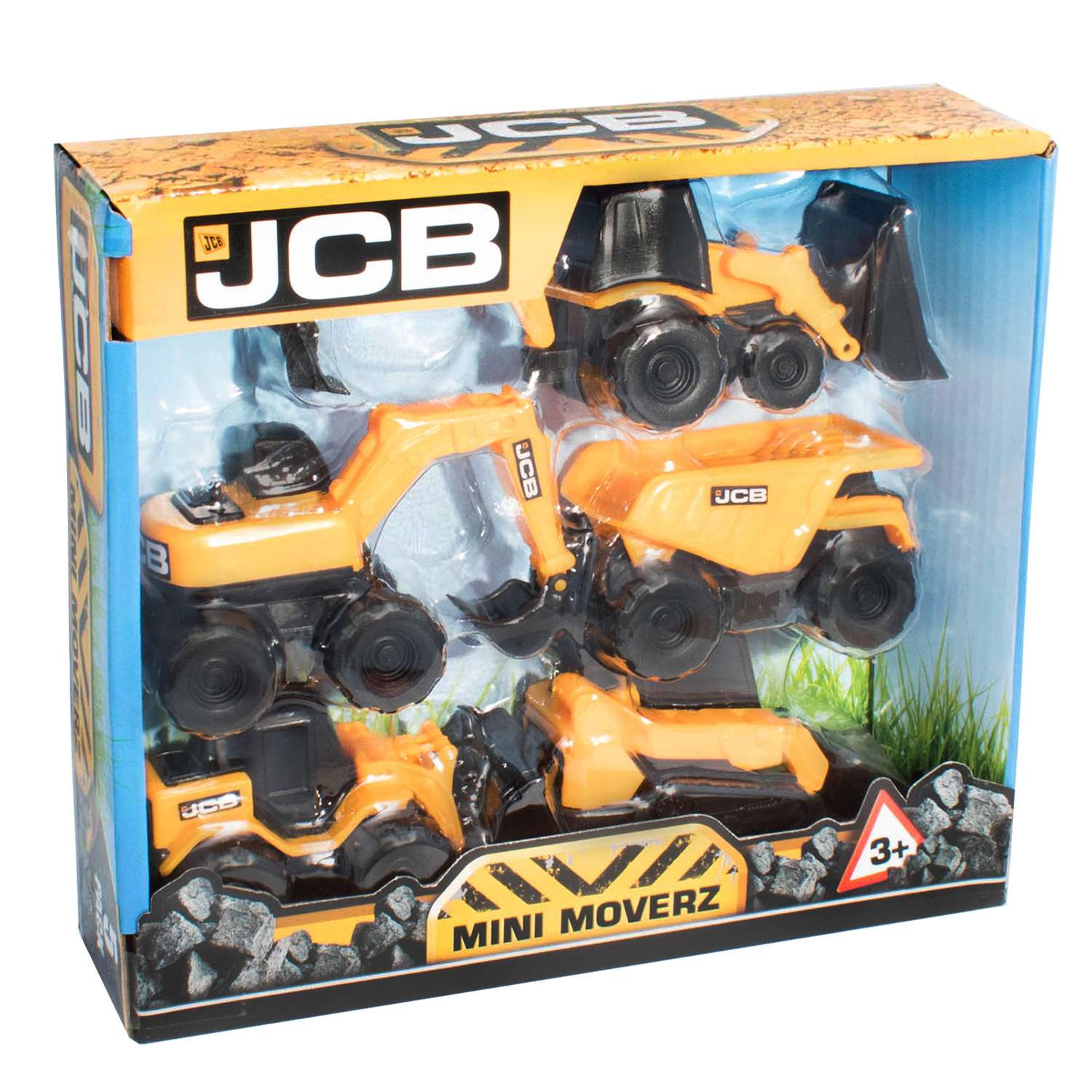 Набор JCB Mini Moverz Строительная техника 5предметов 1416886 1416886 - фото 2