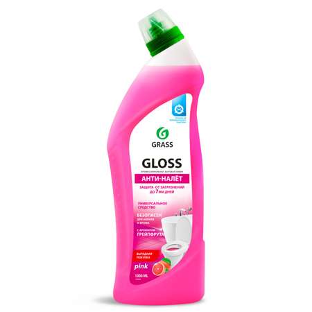 Чистящее средство GraSS Gloss pink для санузлов 1 л
