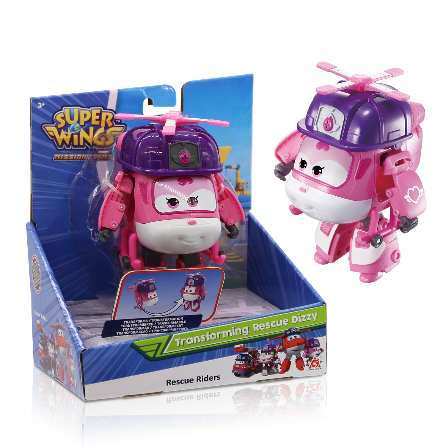 Самолет Super Wings трансформер Диззи EU730222 - фото 4