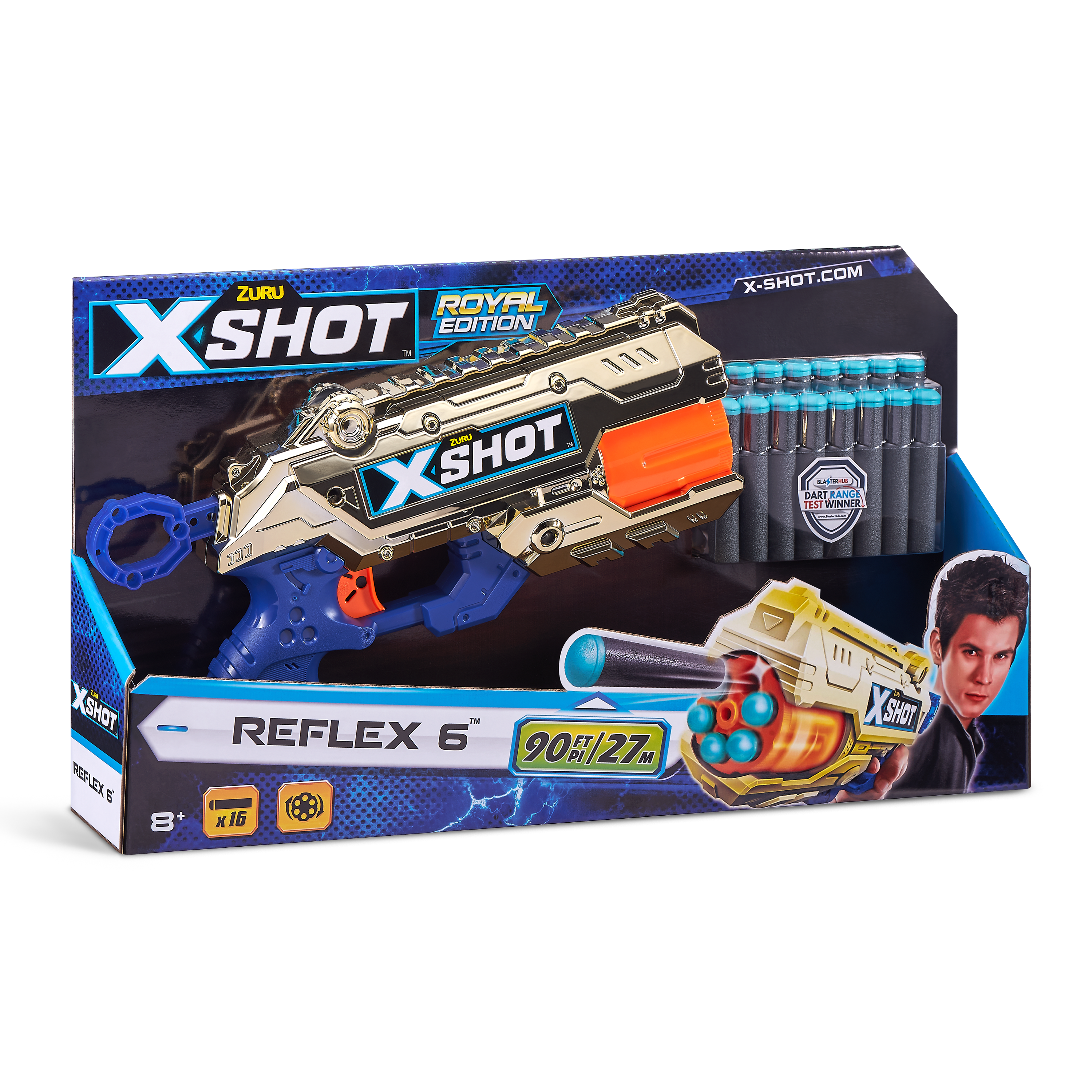 Бластер Zuru XSHOT  Reflex Golden - фото 9