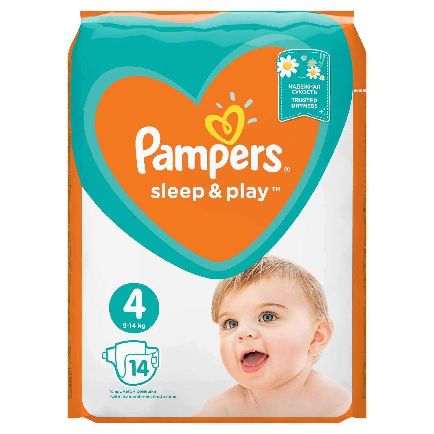 Подгузники Pampers Sleep and Play 4 9-14кг 14шт - фото 2